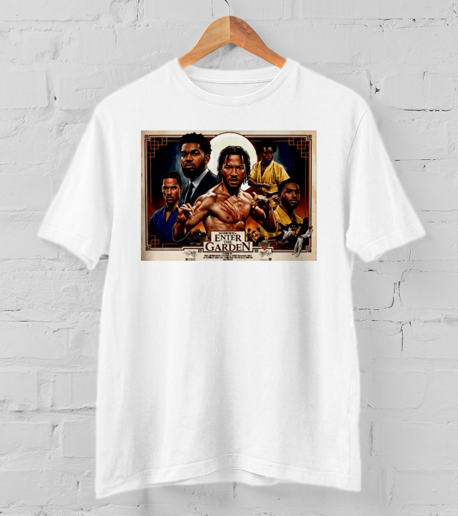 NY Knicks Enter The Garden Jalen Brunson Julius Randle Josh Hart Donte DiVincenzo T-Shirt