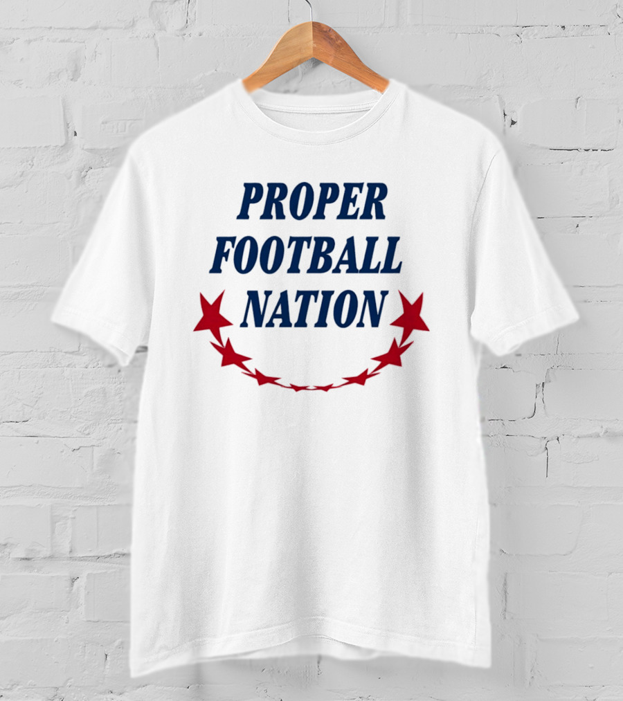 Proper Football Nation Red Stars Circle T-Shirt
