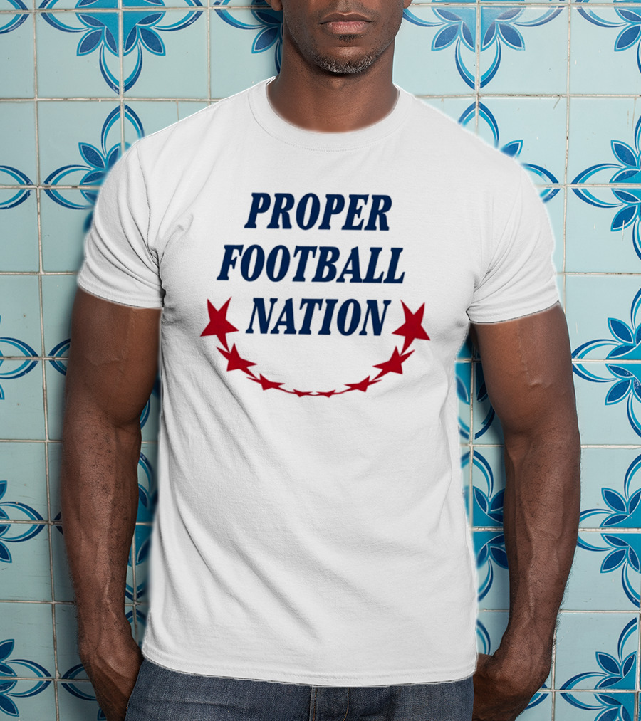 Proper Football Nation Red Stars Circle T-Shirt