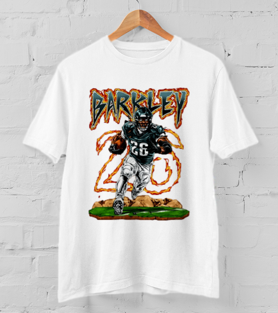 Barkley 26 Philadelphia Football Running Back T-Shirt