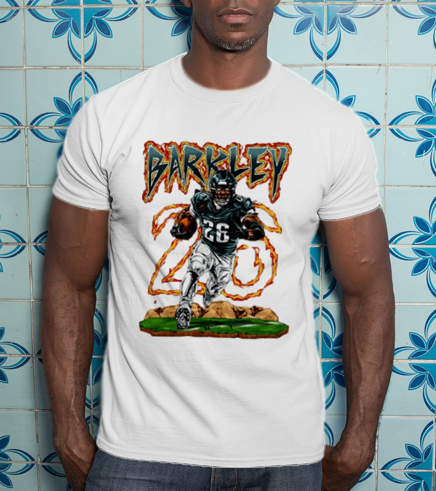 Barkley 26 Philadelphia Football Running Back T-Shirt