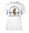 All Of Our Family Activities Are Paranormal With Ghost Holding Pumpkin And Palm Trees T-Shirt