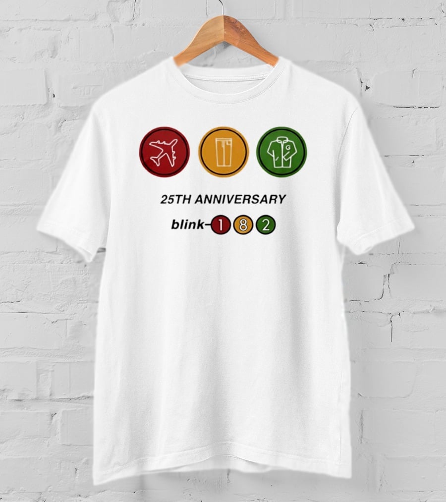 25th Anniversary Blink 182 Airplane Pants Jacket T-Shirt