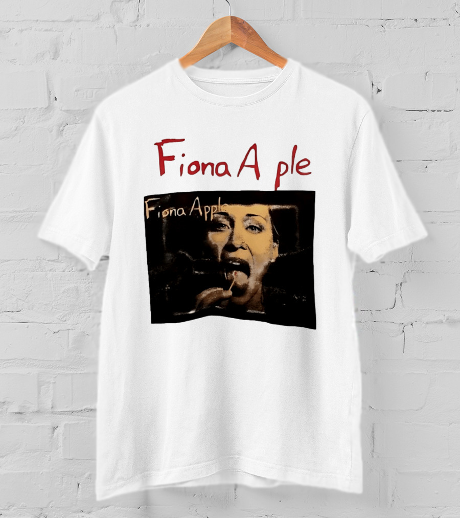 Fiona Apple Tour White Eating T-Shirt