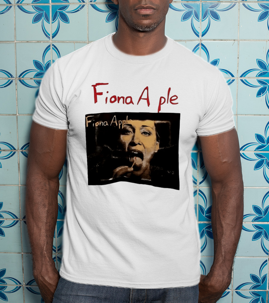 Fiona Apple Tour White Eating T-Shirt