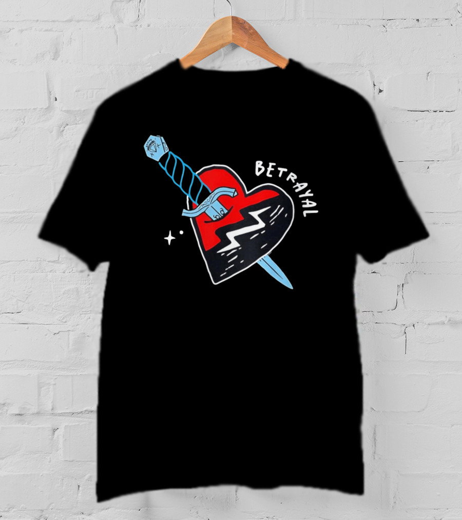 Heart Sword Betrayal T-Shirt
