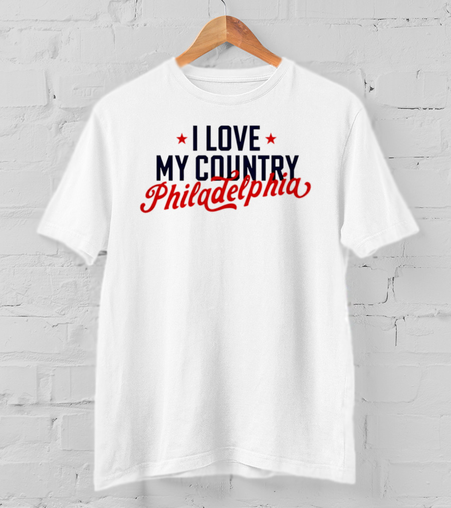 I Love My Country Philadelphia Stars T-Shirt