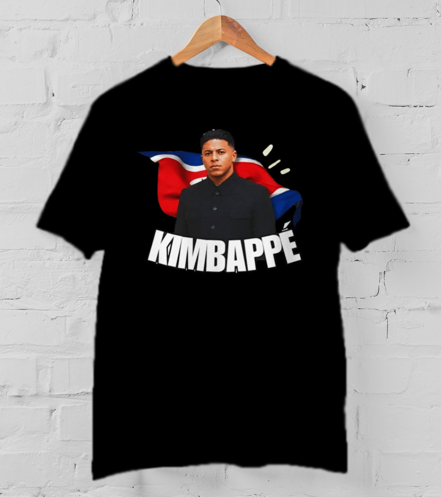 Kimbappe North Korea Mashup Flag T-Shirt