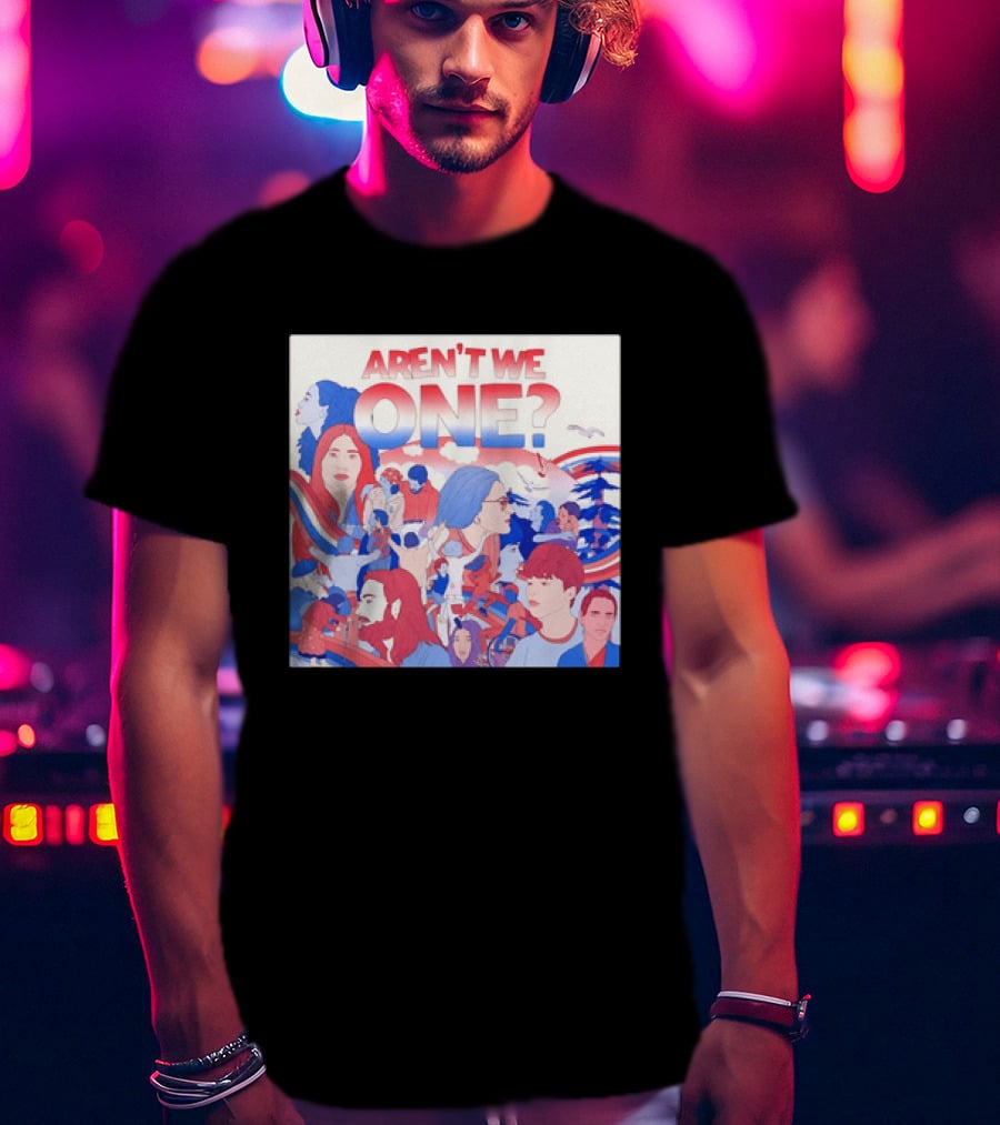 Aren't We One Colorful Community Unity Celebration T-Shirt