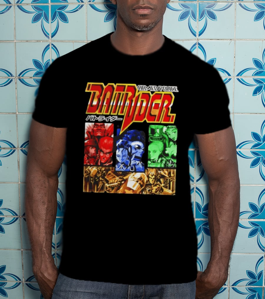 Armed Police Batrider Arcade Game Characters Raizing Shoot Em Up T-Shirt