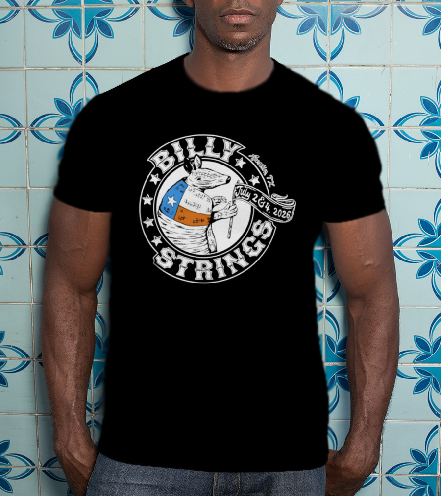 Billy Strings Armadillo Austin Texas July 2 & 3 2026 T-Shirt