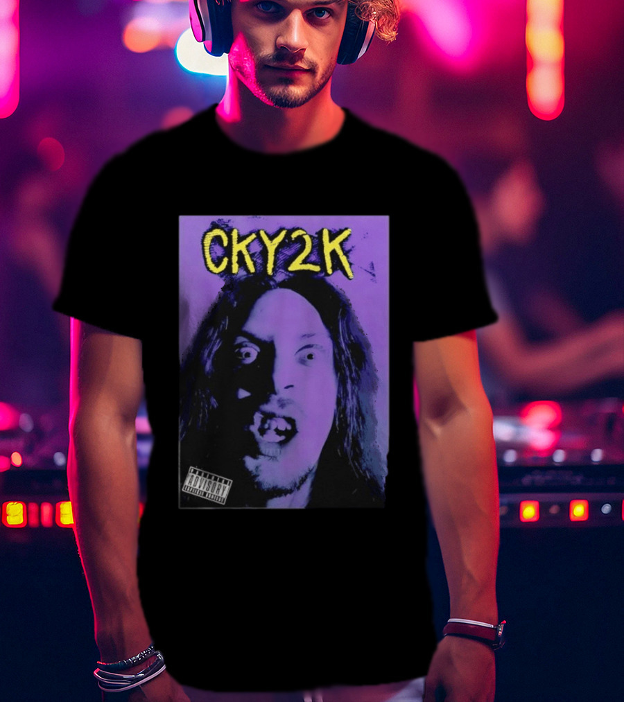 CKY2K Brandon DiCamillo Purple Cover Explicit Content T-Shirt