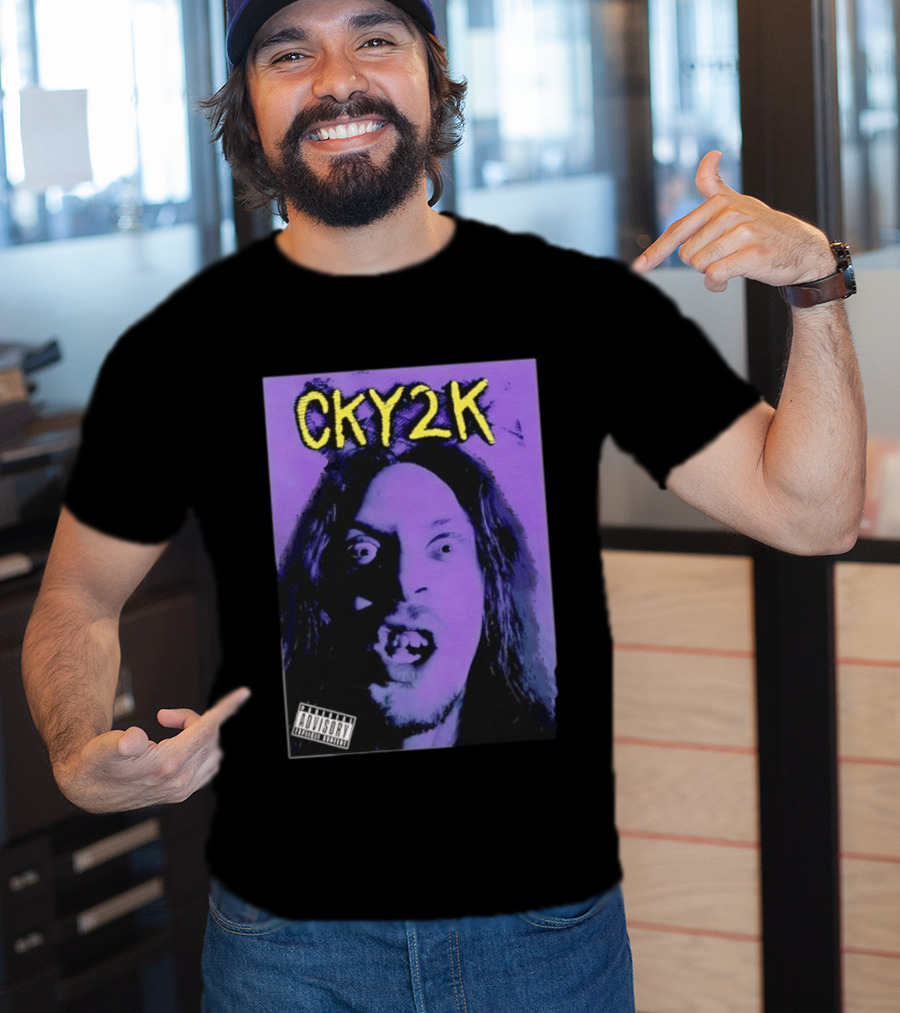 CKY2K Brandon DiCamillo Purple Cover Explicit Content T-Shirt