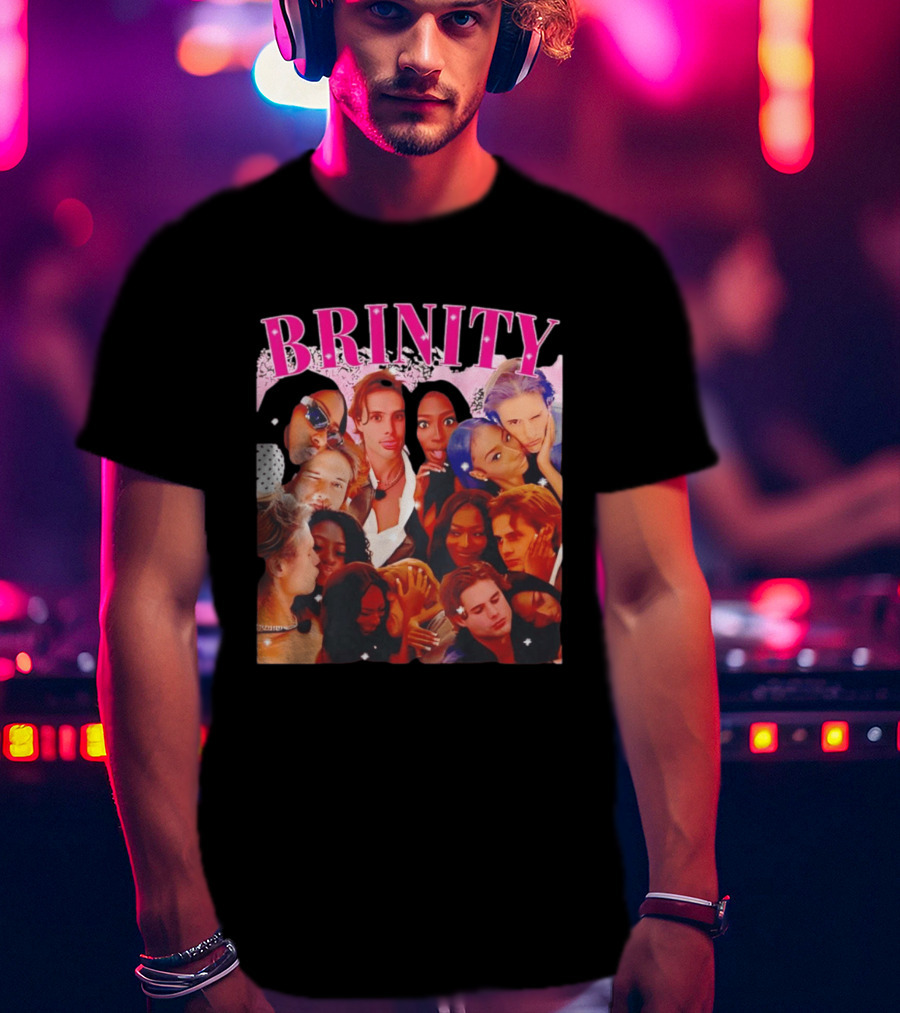 BRINITY Collage Of Couples Moments Embracing Love And Connection T-Shirt