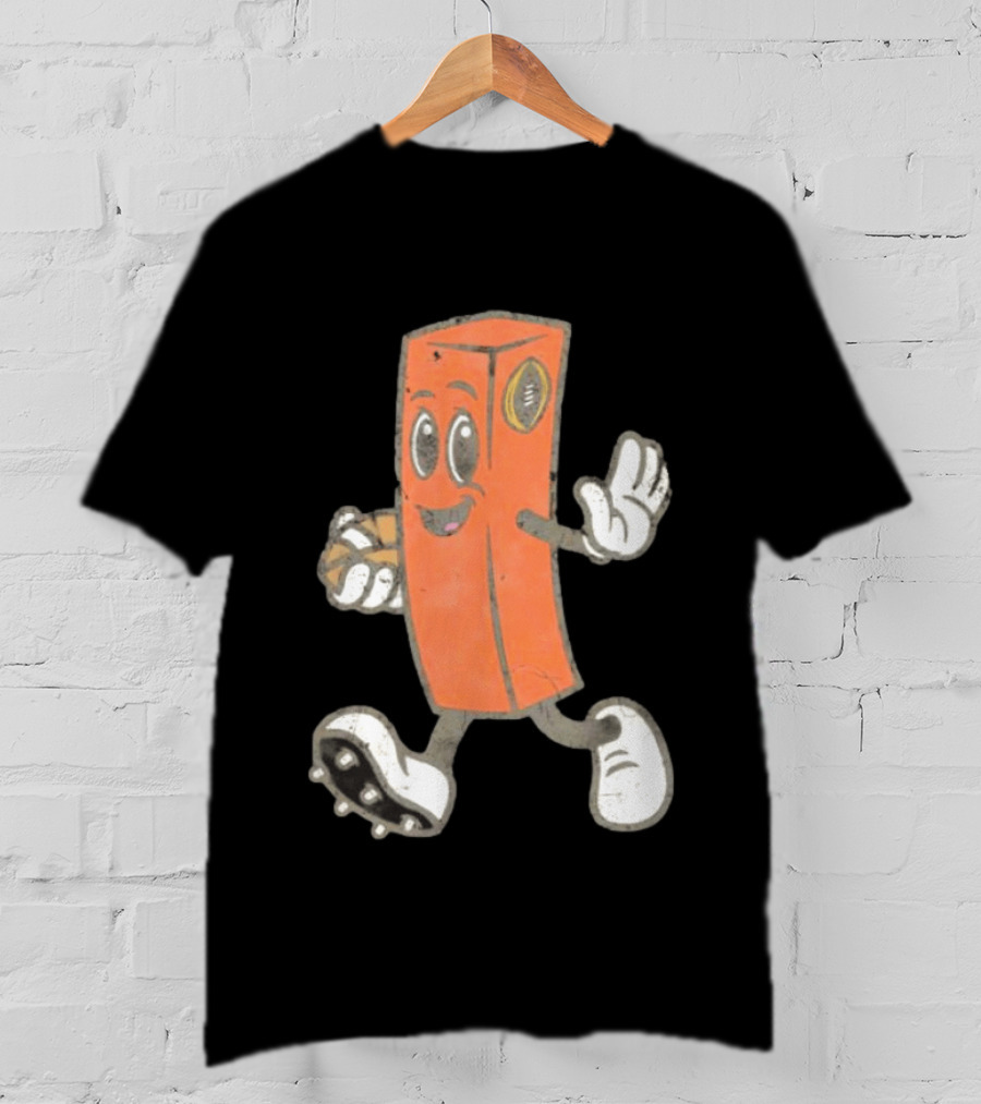 Cleveland Browns Chomps Mascot Football Player T-Shirt
