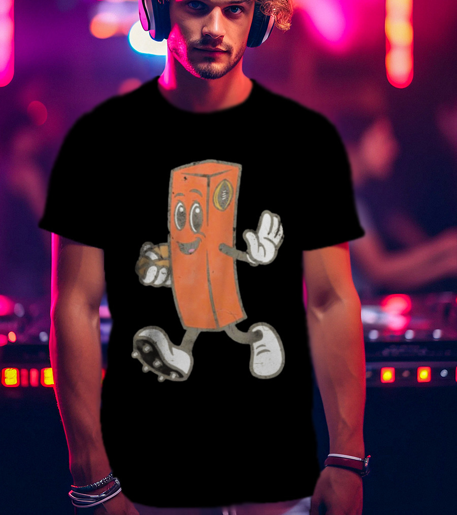 Cleveland Browns Chomps Mascot Football Player T-Shirt