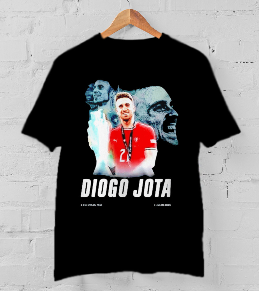 Diogo Jota Portugal No 21 Legends Football Player T-Shirt