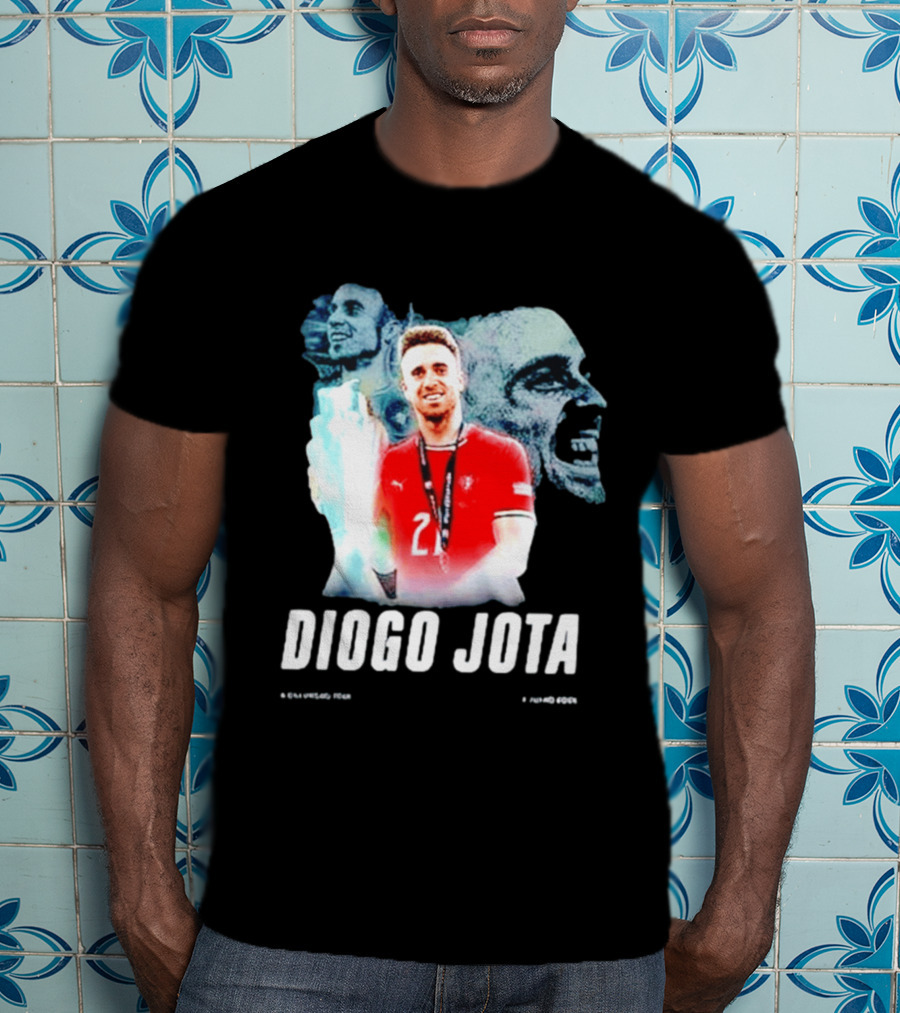 Diogo Jota Portugal No 21 Legends Football Player T-Shirt