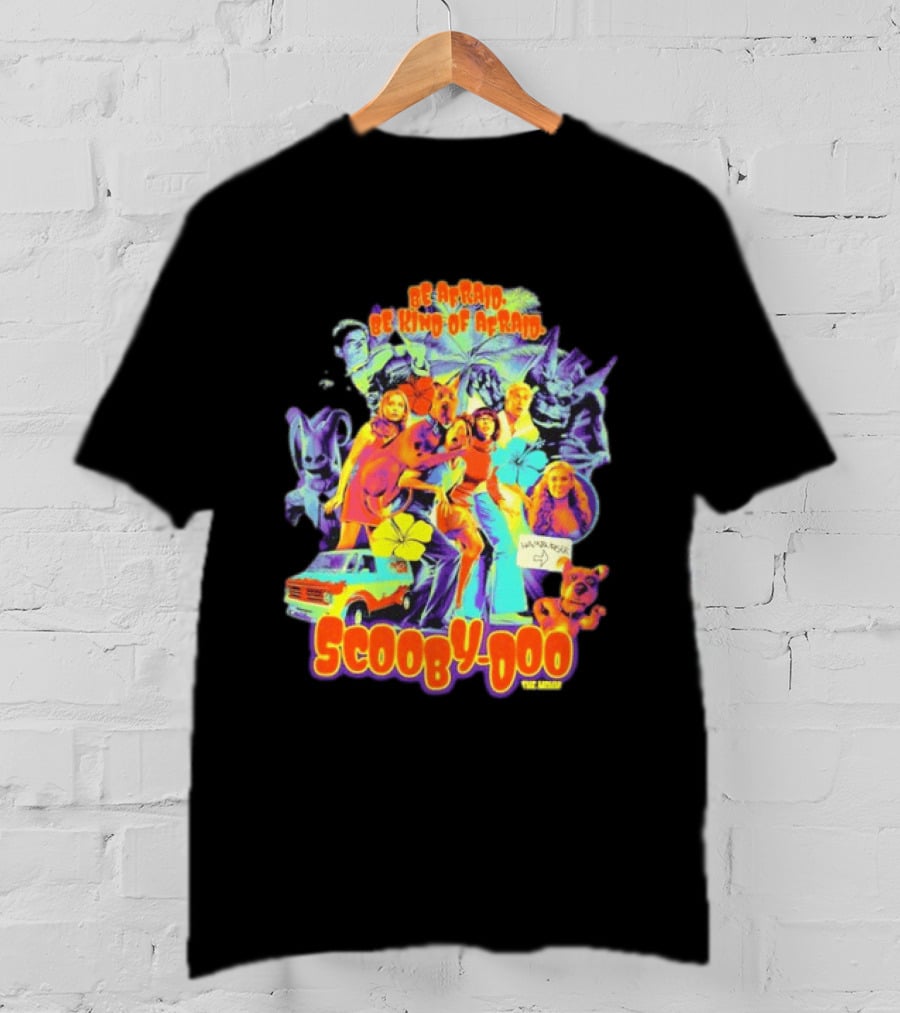 Scooby Doo Mystery Inc Be Afraid Be Kind Of Afraid Hamburger Van T-Shirt