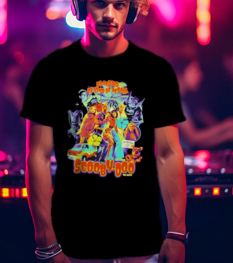 Scooby Doo Mystery Inc Be Afraid Be Kind Of Afraid Hamburger Van T-Shirt