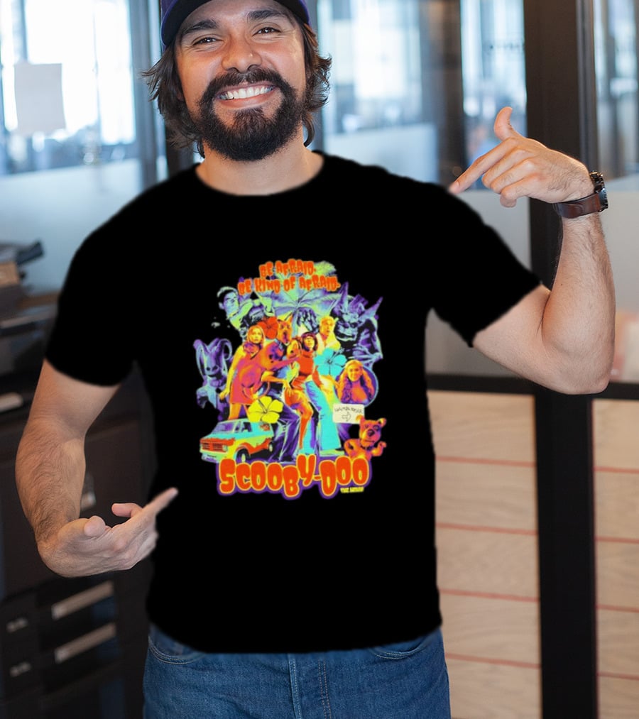 Scooby Doo Mystery Inc Be Afraid Be Kind Of Afraid Hamburger Van T-Shirt