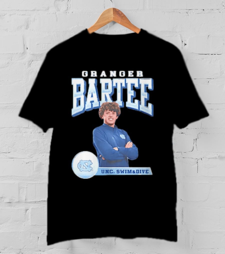 Granger Bartee UNC Swim & Dive North Carolina Tar Heels T-Shirt