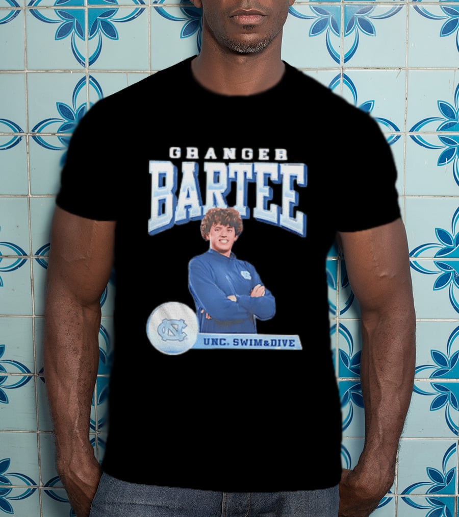 Granger Bartee UNC Swim & Dive North Carolina Tar Heels T-Shirt