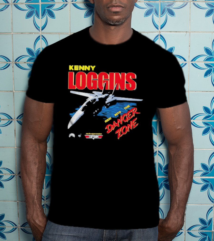 Kenny Loggins Ride Into The Danger Zone Top Gun Original Soundtrack T-Shirt