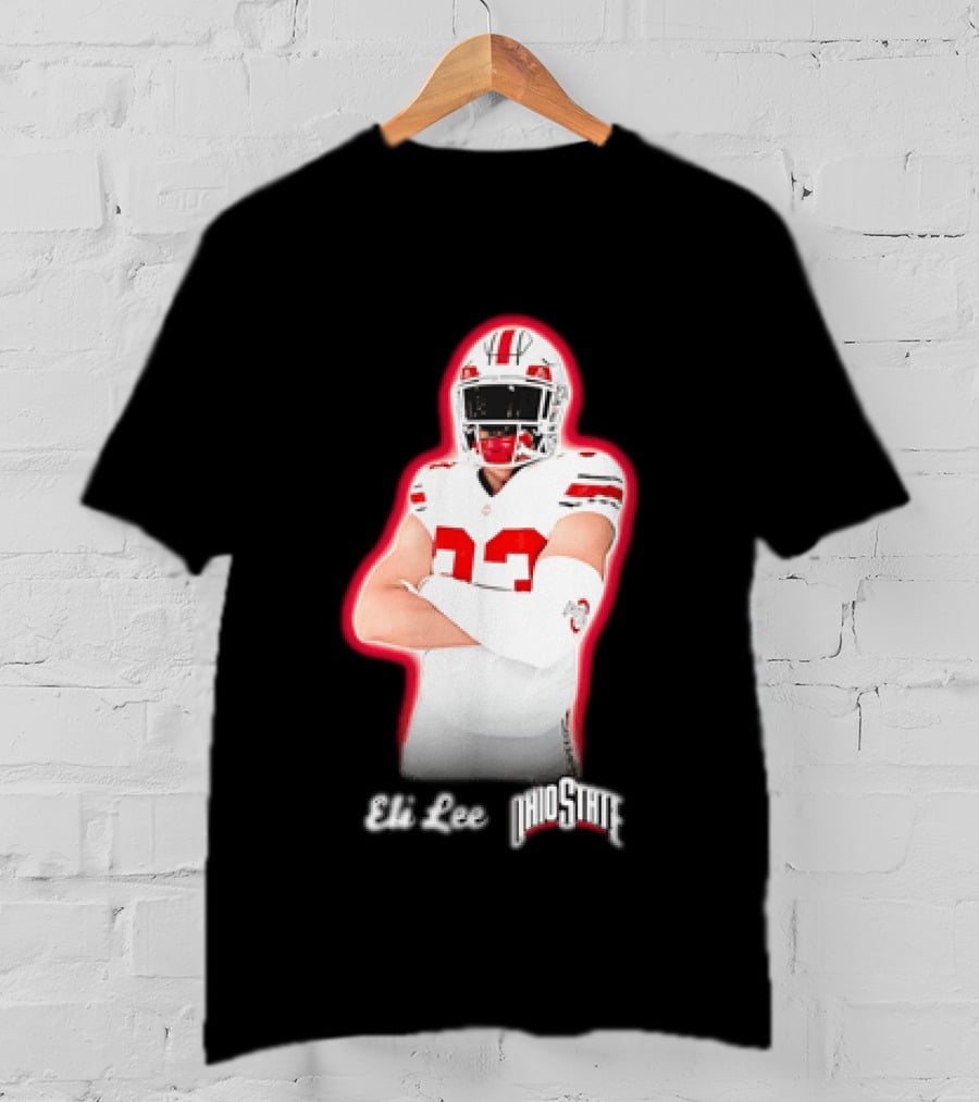 Ohio State Buckeyes Eli Lee 33 Football Player T-Shirt