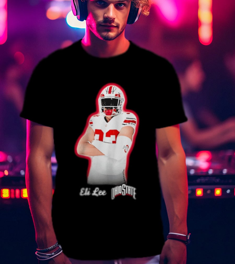 Ohio State Buckeyes Eli Lee 33 Football Player T-Shirt