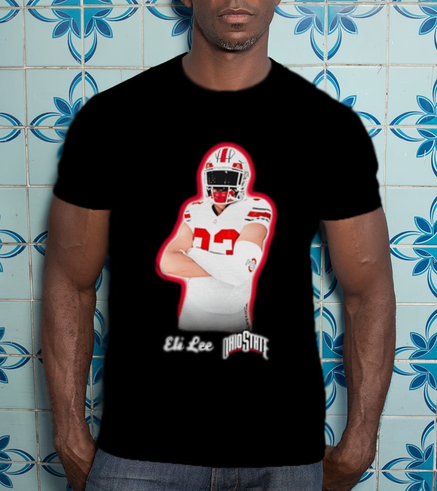 Ohio State Buckeyes Eli Lee 33 Football Player T-Shirt