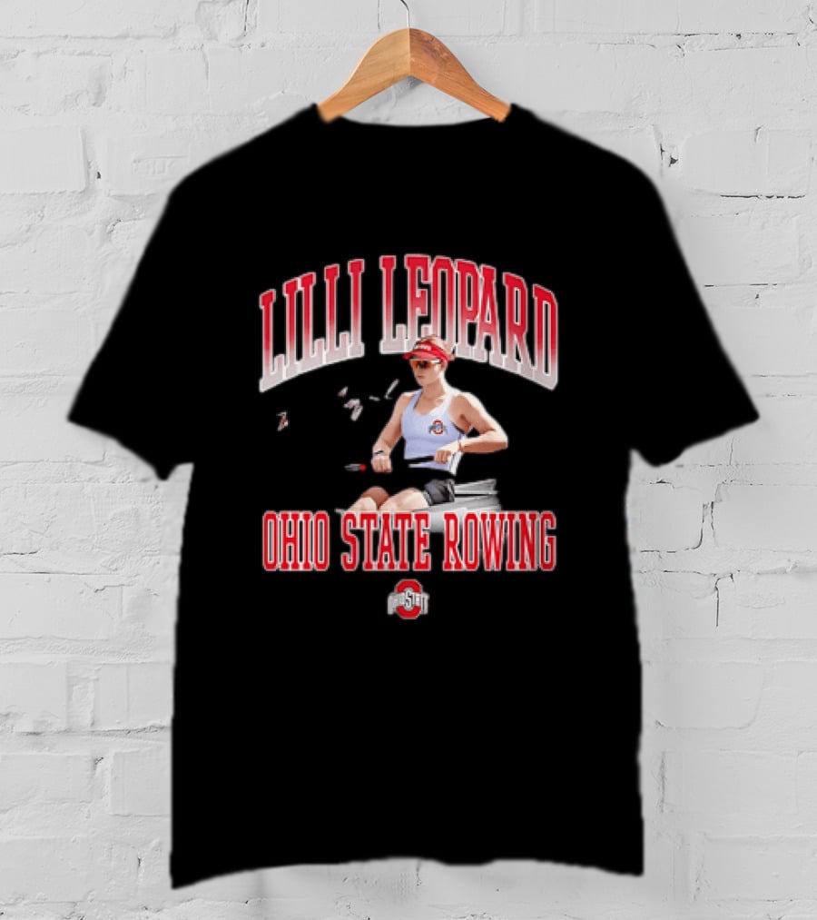 Lilli Leopard Ohio State Rowing T-Shirt