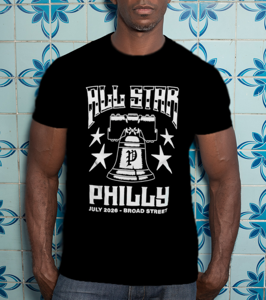 Philadelphia Phillies All Star Philly July 2026 Broad Street Liberty Bell T-Shirt