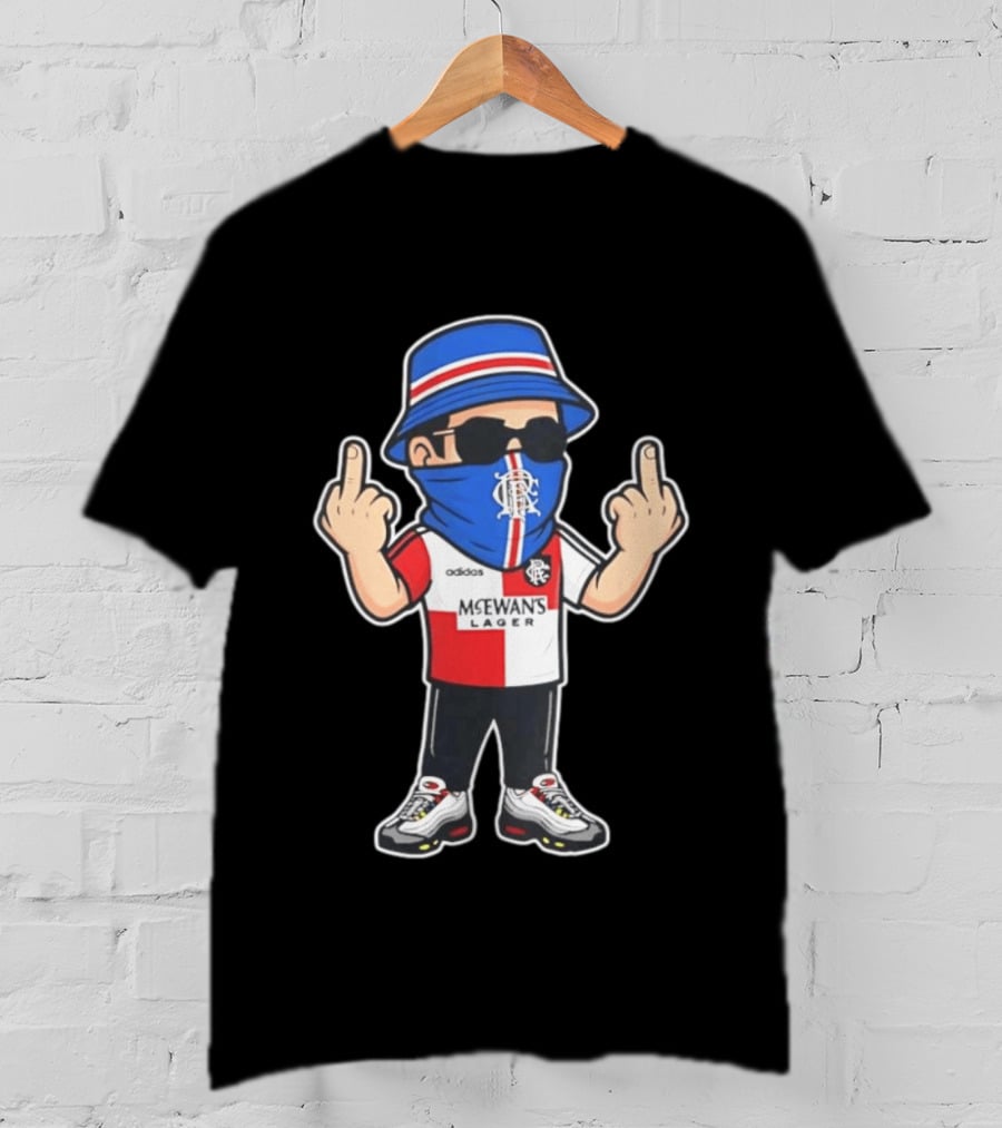 Rangers Streetwear Adidas McEwans Lager Football Ultra Gesture T-Shirt