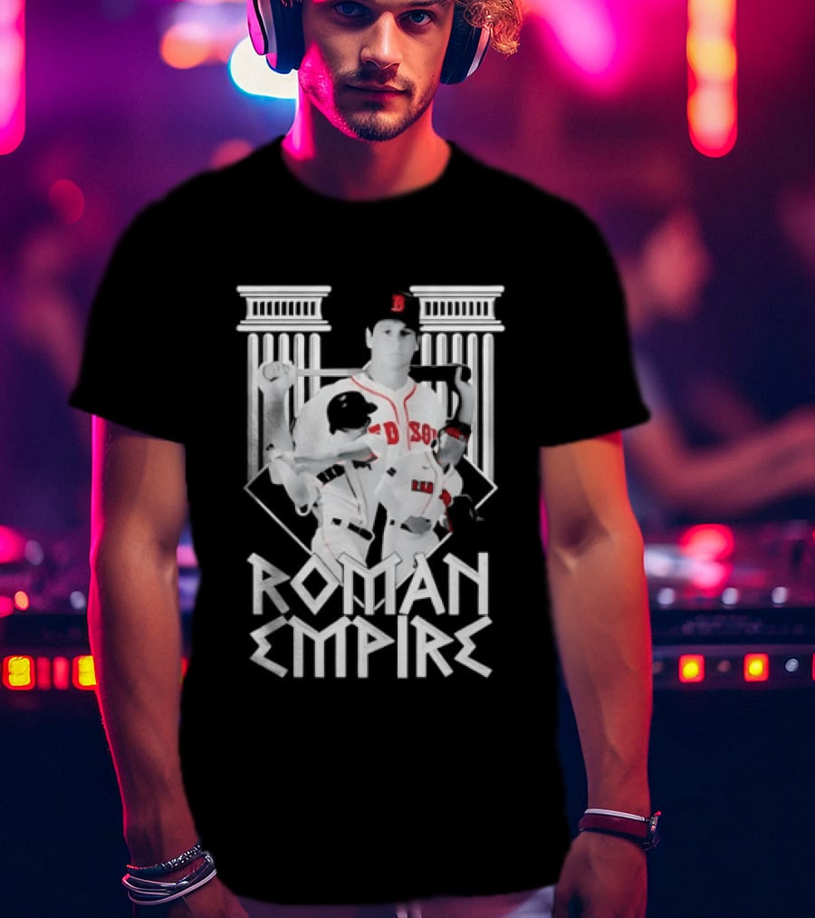 Red Sox Roman Empire Boston Baseball Team Fusion T-Shirt