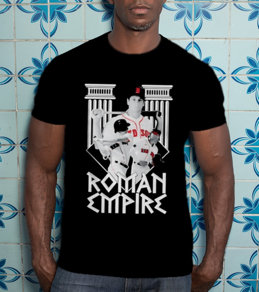 Red Sox Roman Empire Boston Baseball Team Fusion T-Shirt