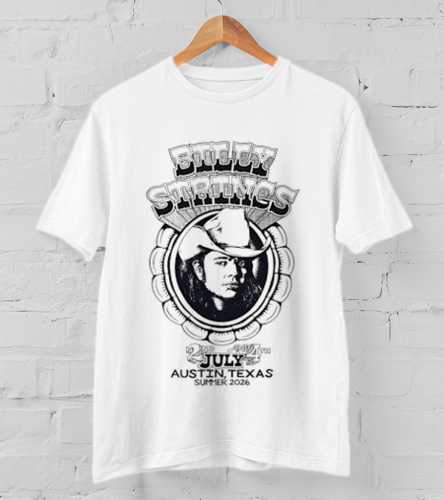 Billy Strings July 2 4 2026 Austin Texas Summer Event T-Shirt
