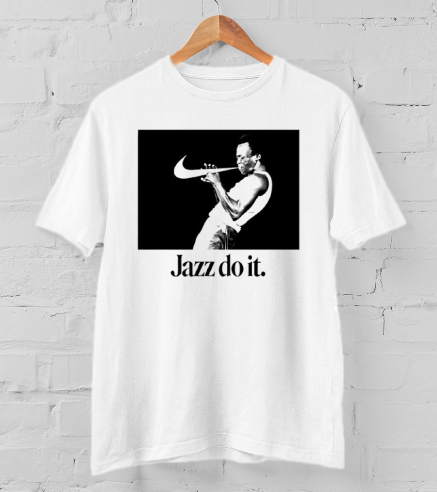 Miles Davis Jazz Do It Iconic Trumpet Player T-Shirt