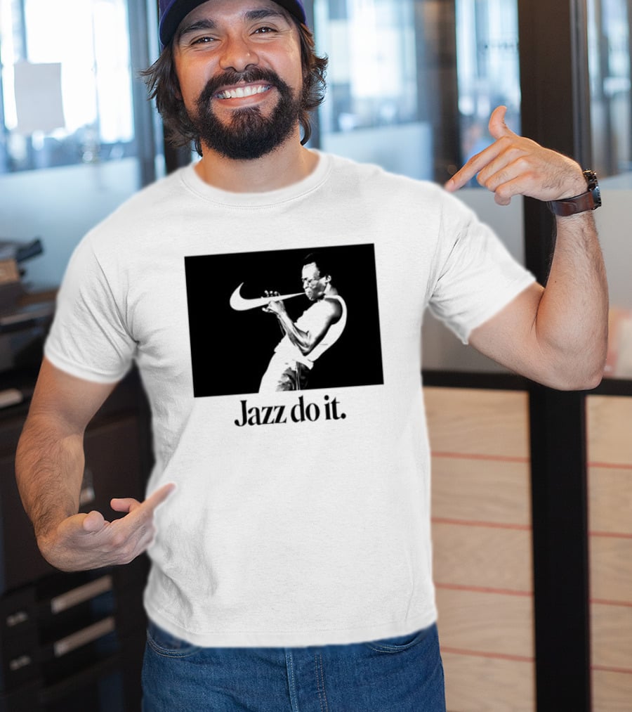 Miles Davis Jazz Do It Iconic Trumpet Player T-Shirt
