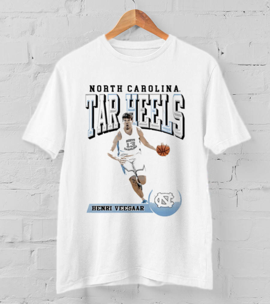 North Carolina Tar Heels Basketball Henri Veesaar T-Shirt