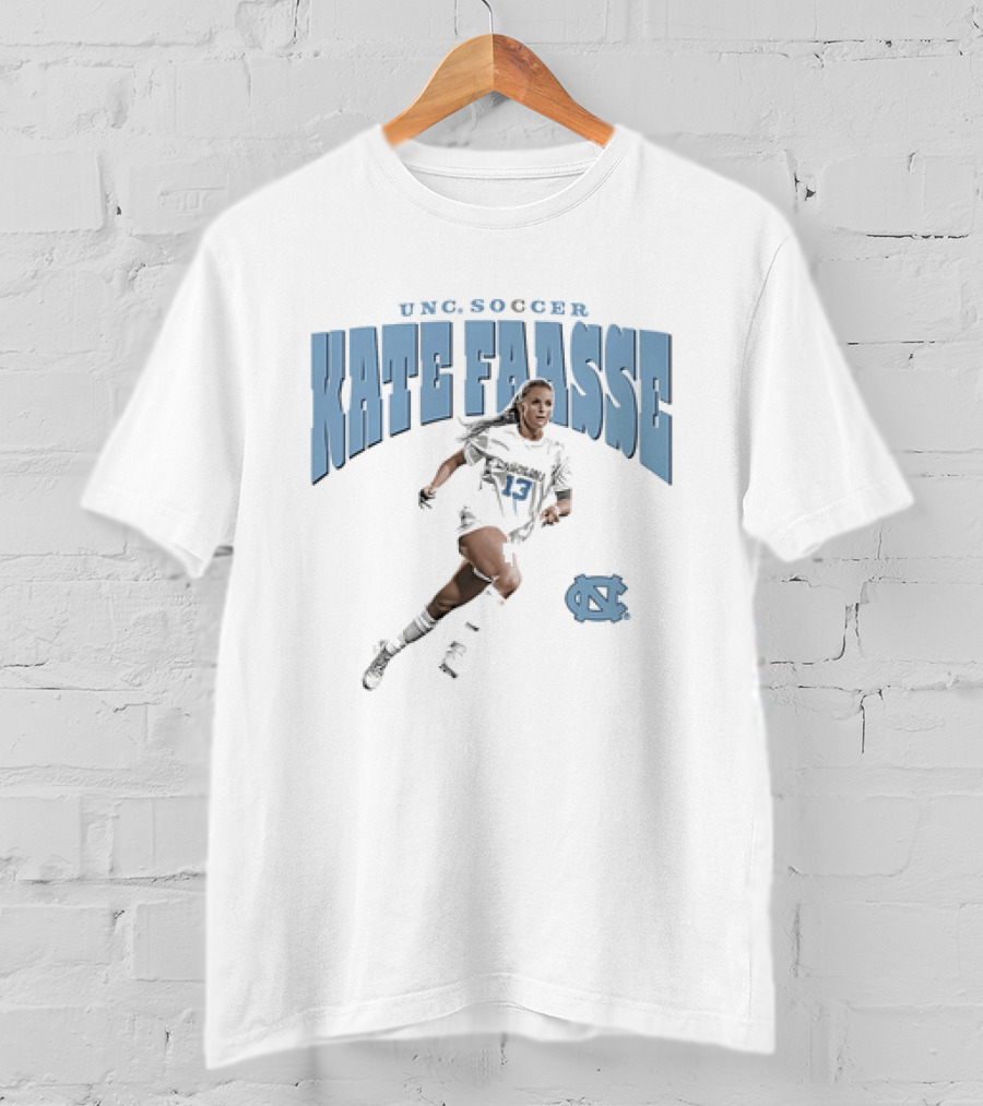 UNC Soccer Kate Faasse North Carolina Tar Heels T-Shirt