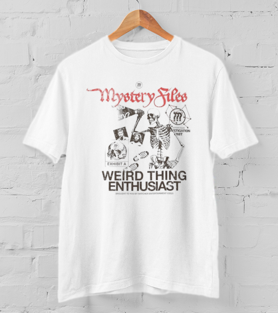 Mystery Files Weird Thing Enthusiast Ryan Bergara Shane Madej Er Entertainment T-Shirt
