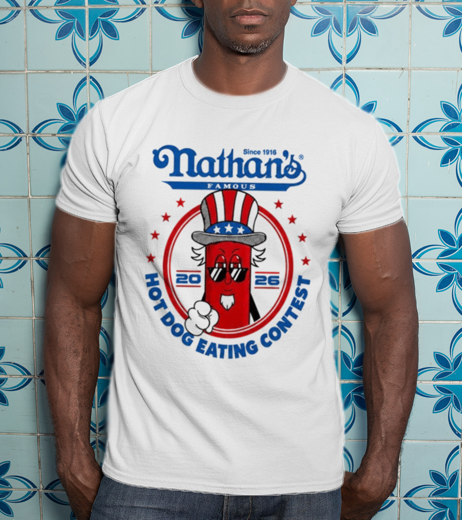 Nathan's Famous 2026 Hot Dog Eating Contest T-Shirt