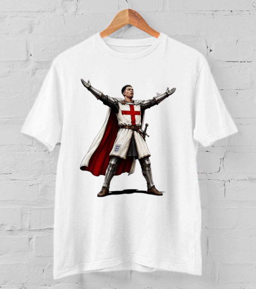 Jude Bellingham England National Football Knight Crusade Iconic Symbolism T-Shirt