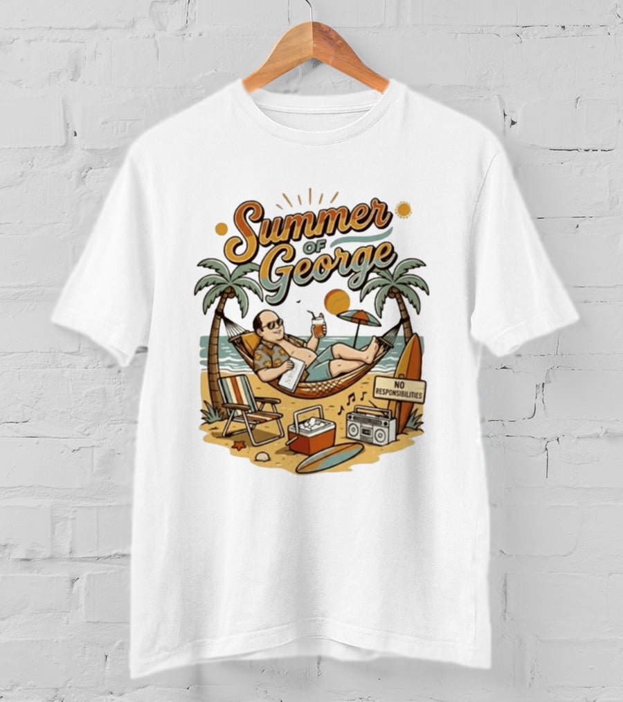Summer Of George Seinfeld No Responsibilities Beach Relaxation T-Shirt