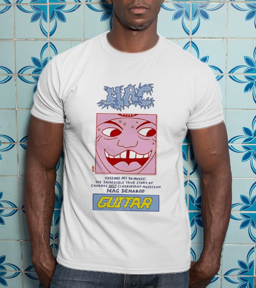 Mac Visions Set To Music Guitar Demand True Story Cambodian Physically Exhausted Musician T-Shirt