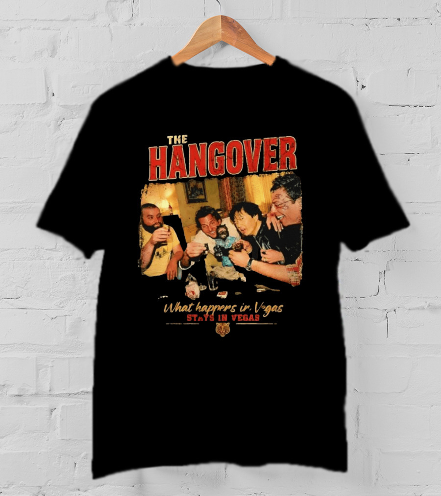 The Hangover Alan Phil Stu Mr Chow What Happens In Vegas Stays In Vegas T-Shirt