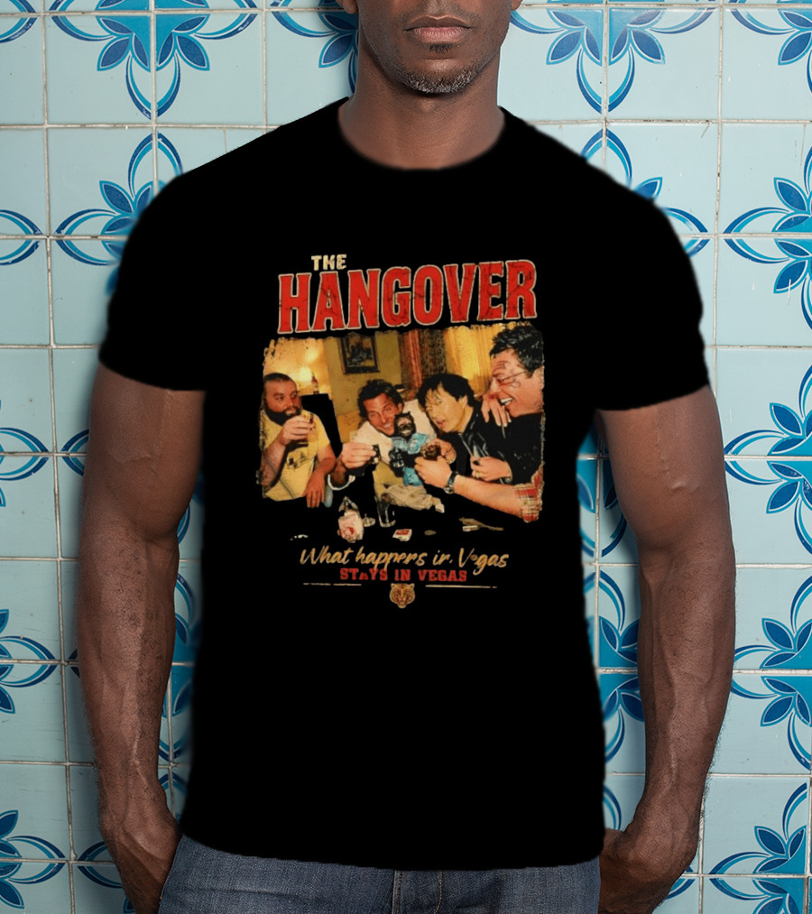 The Hangover Alan Phil Stu Mr Chow What Happens In Vegas Stays In Vegas T-Shirt