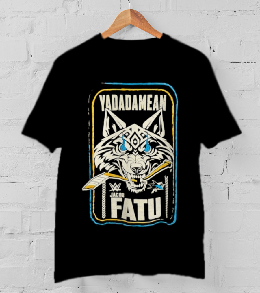 Jacob Fatu Yadadamean San Jose Sharks Collaboration T-Shirt