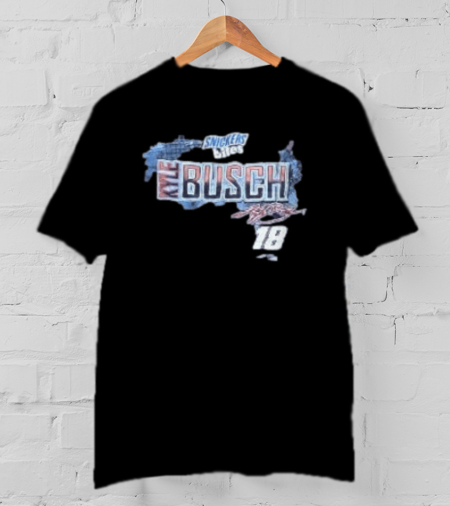 Kyle Busch Snickers Bites Joe Gibbs Racing NASCAR 18 T-Shirt